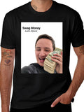 Swag Money Justin Abisror Black T-Shirt