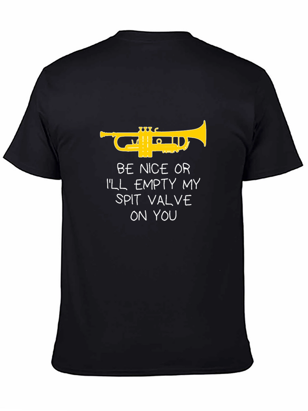 Funny Trumpet T-Shirt - Spit Valve Warning