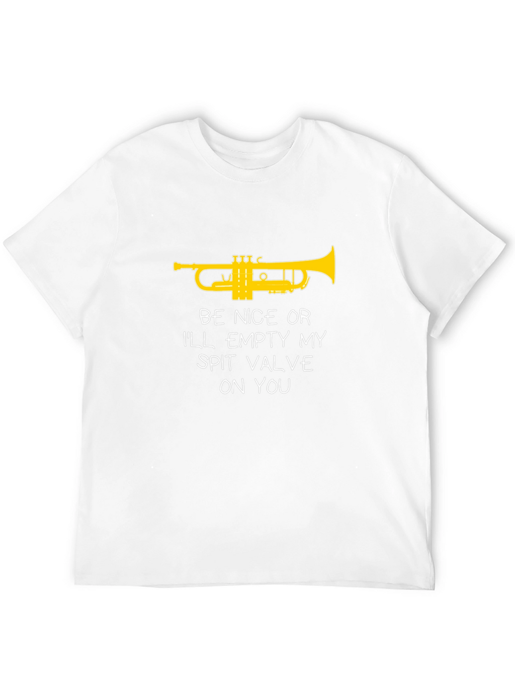 Funny Trumpet T-Shirt - Spit Valve Warning