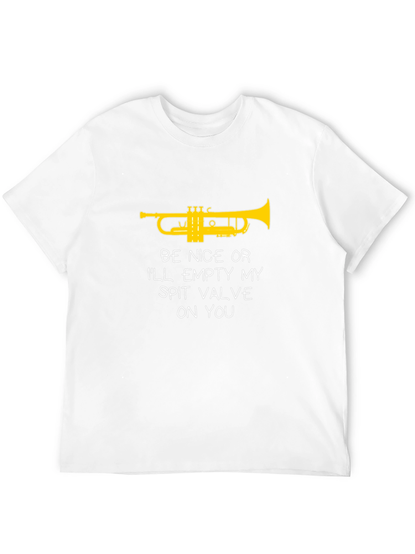 Funny Trumpet T-Shirt - Spit Valve Warning