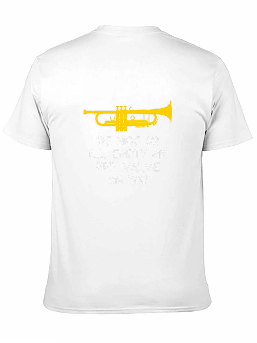 Funny Trumpet T-Shirt - Spit Valve Warning