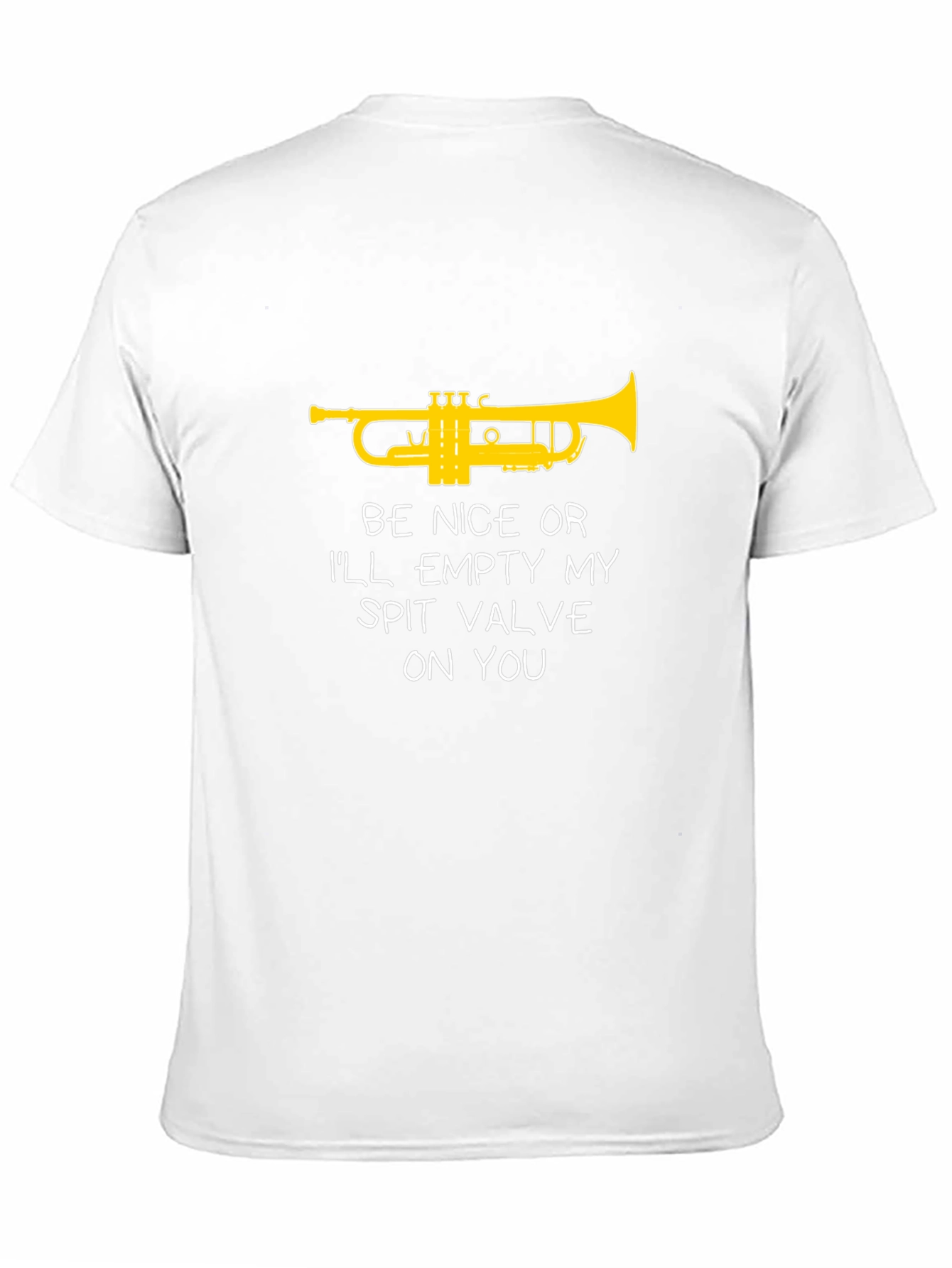 Funny Trumpet T-Shirt - Spit Valve Warning