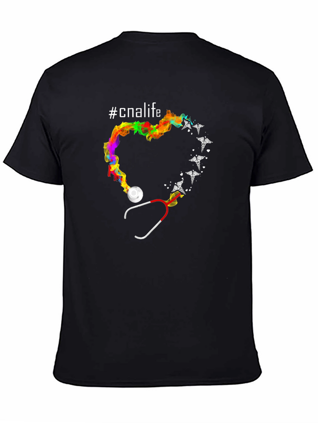 CNA Life Stethoscope Heart T-Shirt