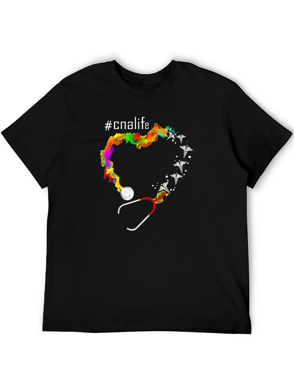 CNA Life Stethoscope Heart T-Shirt