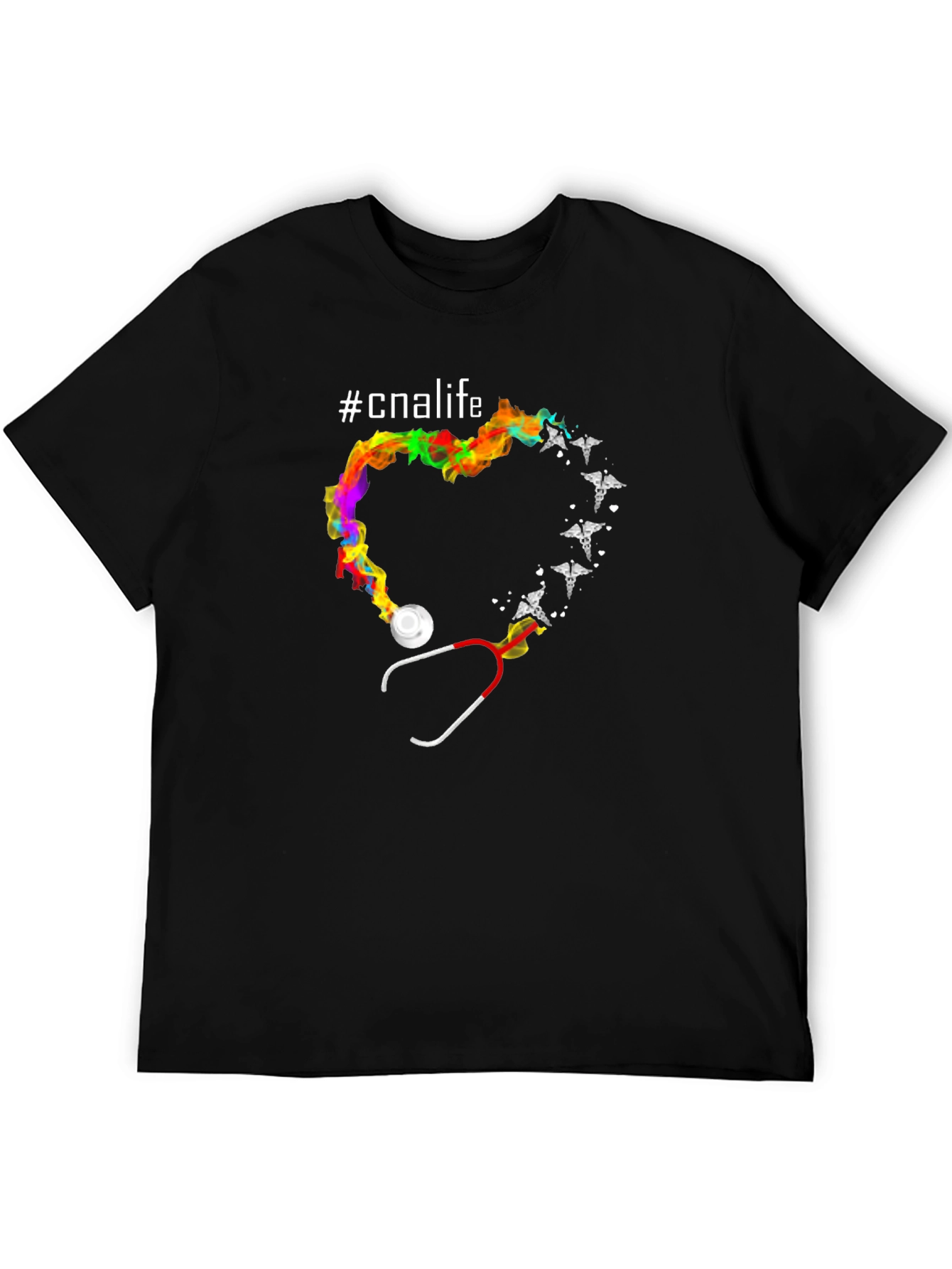 CNA Life Stethoscope Heart T-Shirt