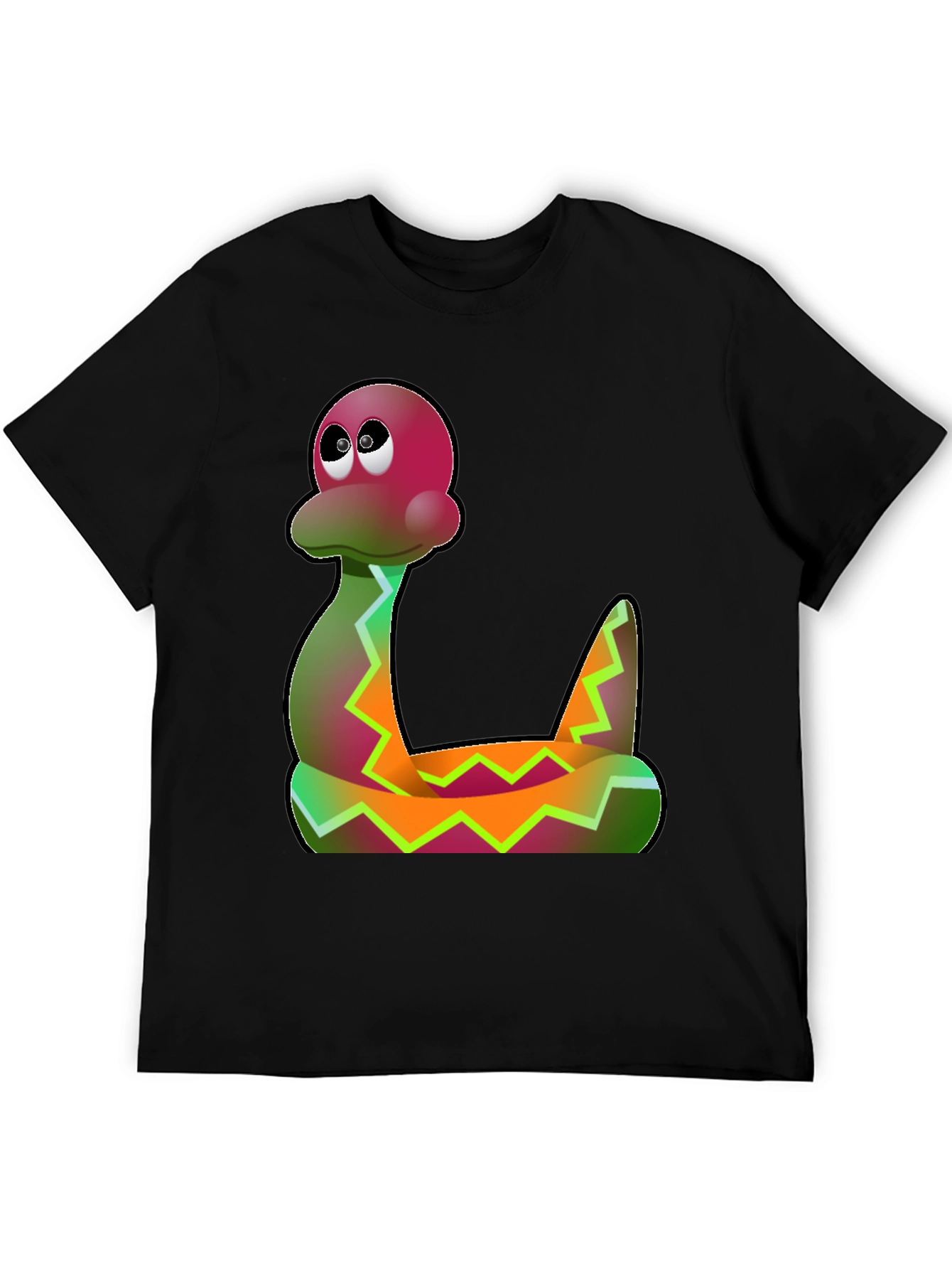 Cartoon Snake T-Shirt - Funky Design