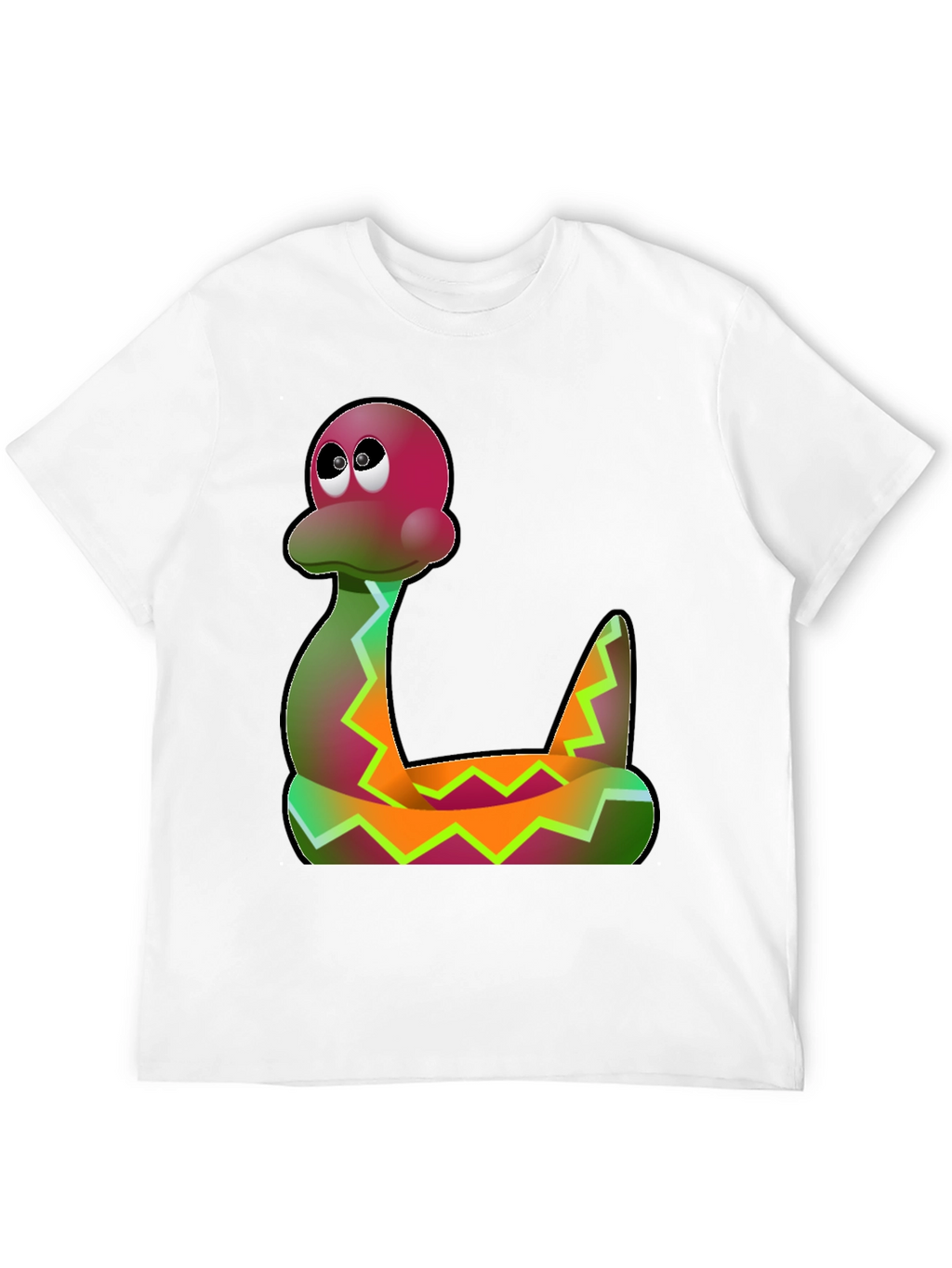 Cartoon Snake T-Shirt - Funky Design