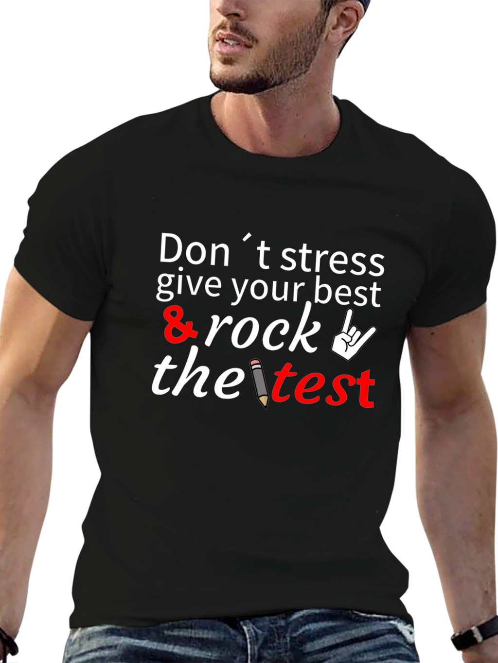 Dont Stress Rock the Test T-Shirt