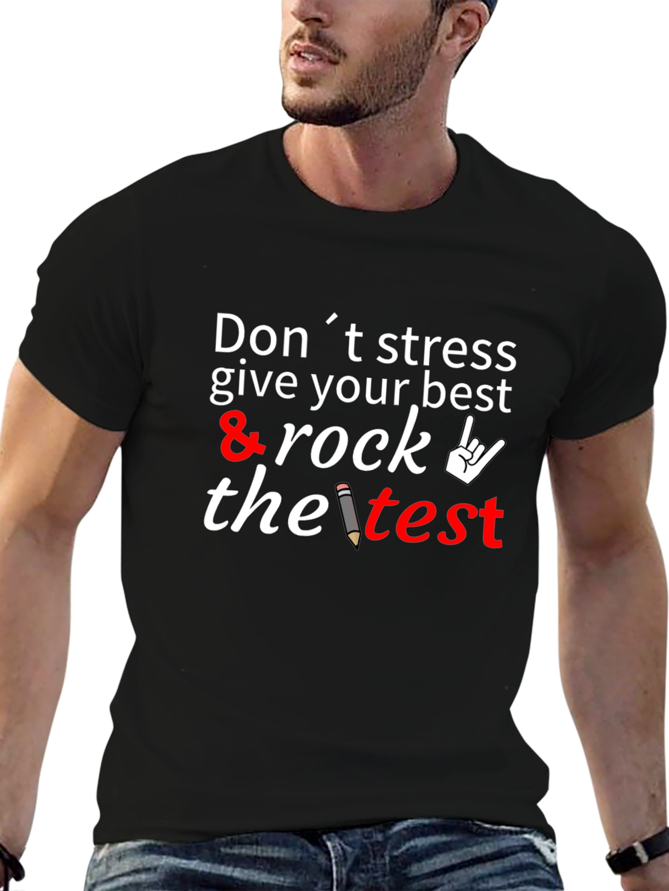 Dont Stress Rock the Test T-Shirt