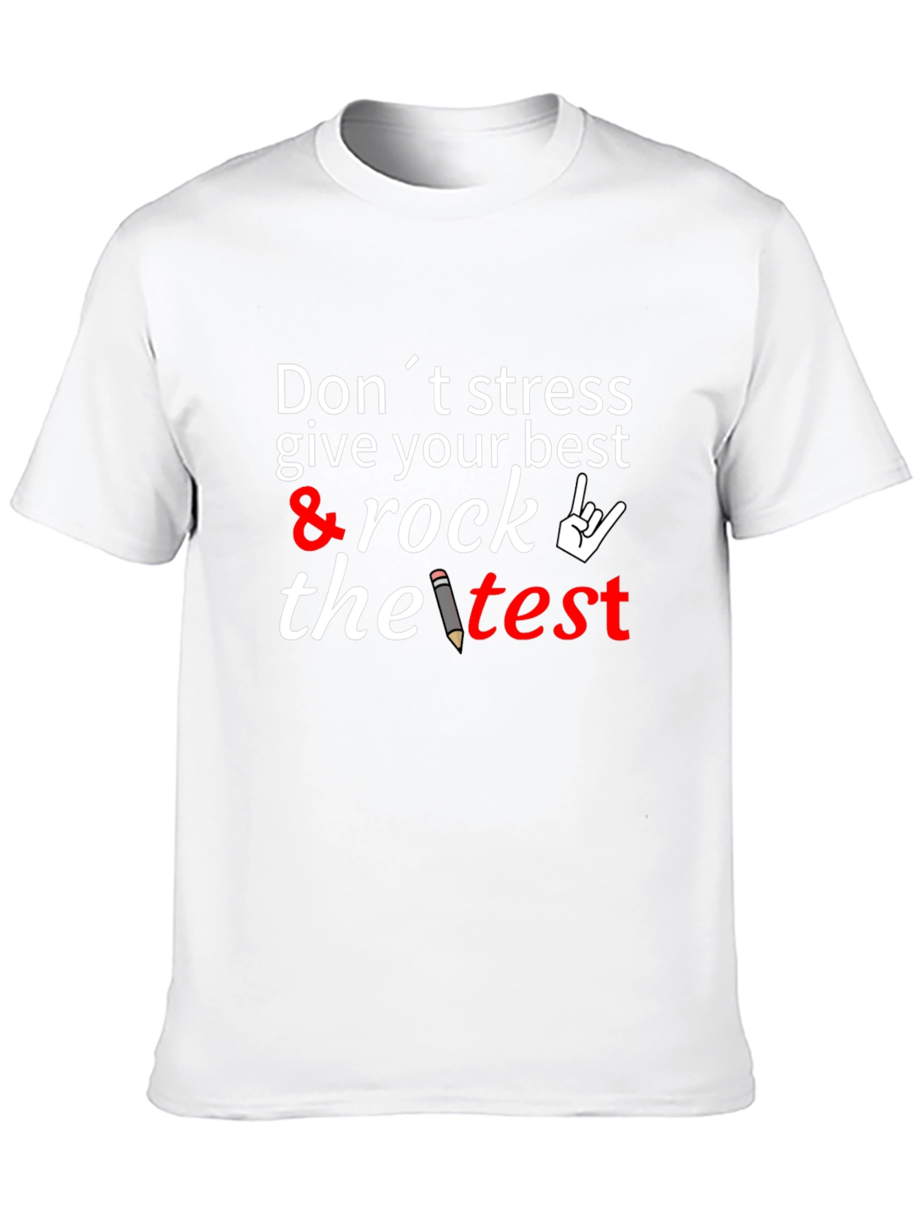 Dont Stress Rock the Test T-Shirt