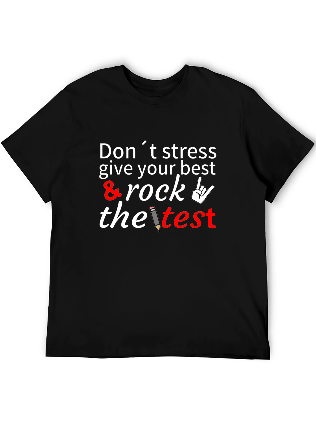 Dont Stress Rock the Test T-Shirt