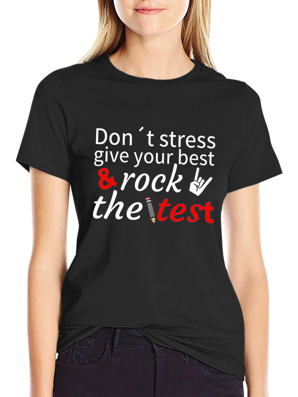 Dont Stress Rock the Test T-Shirt