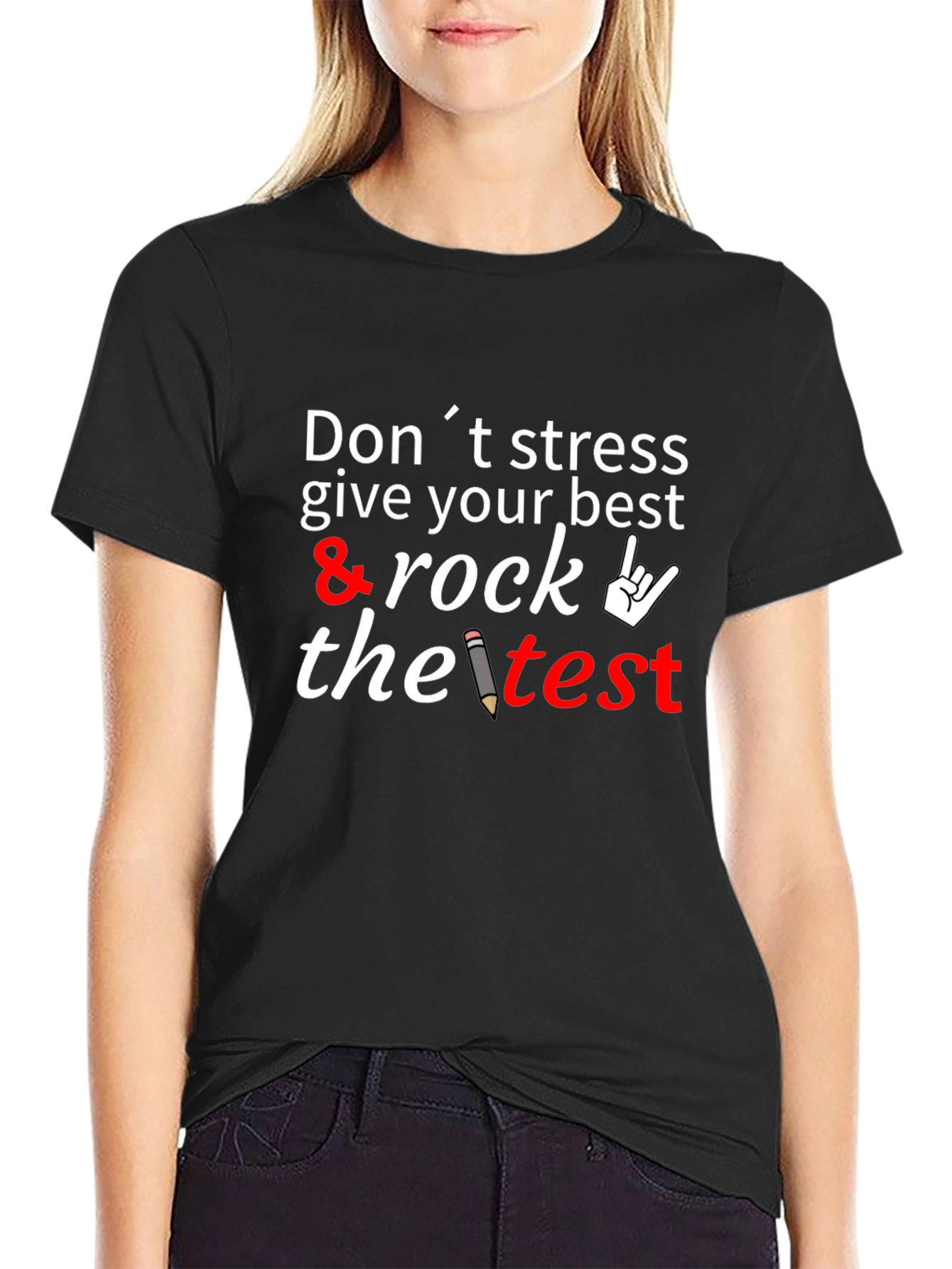 Dont Stress Rock the Test T-Shirt