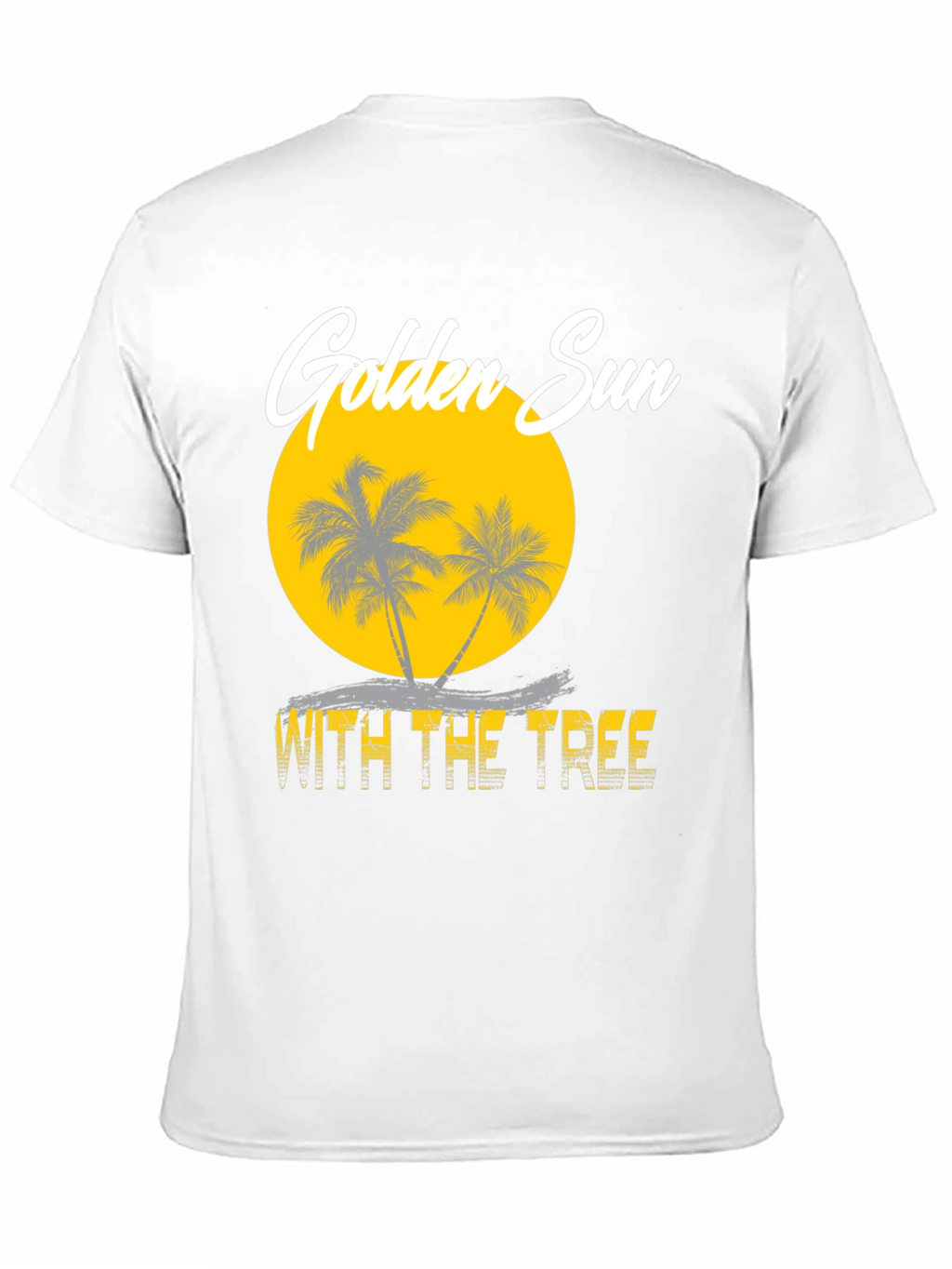 Golden Sun With The Tree Graphic Tee