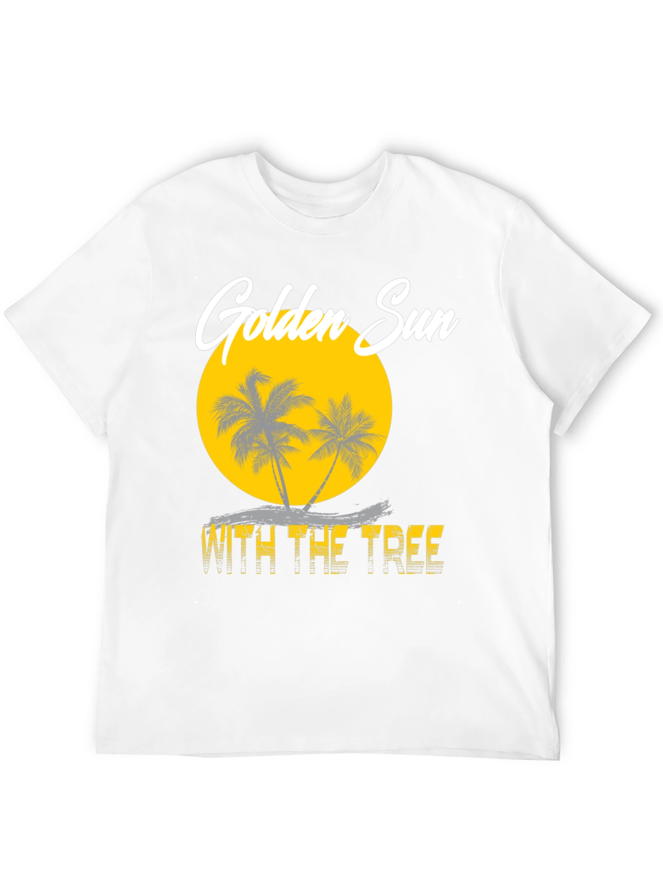Golden Sun With The Tree Graphic Tee