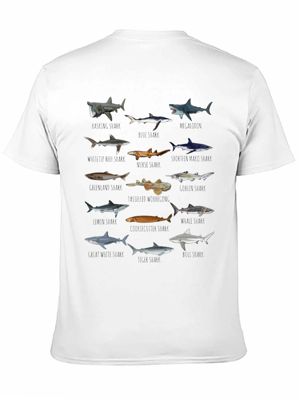 Sharks of the World Graphic Tee
