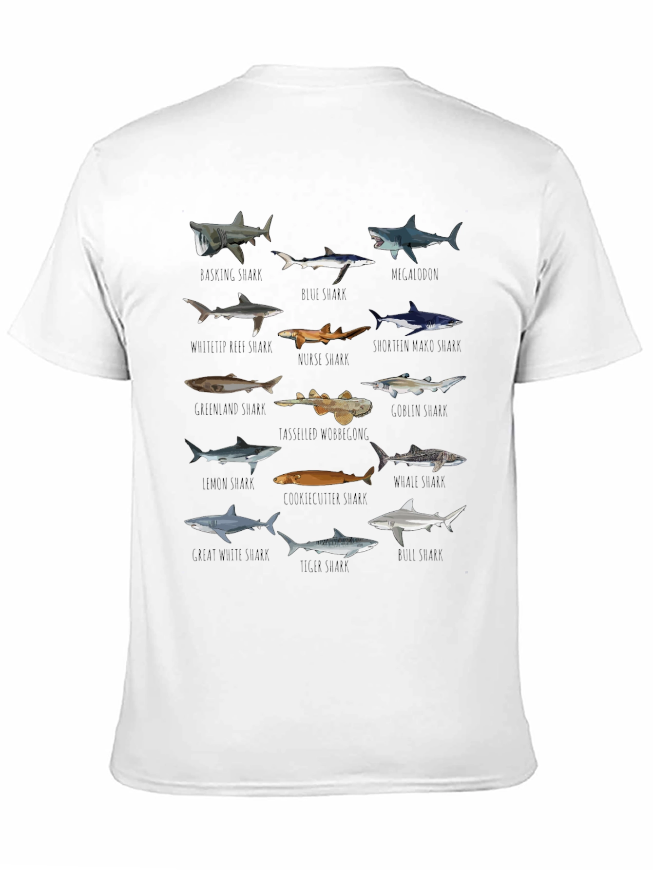 Sharks of the World Graphic Tee