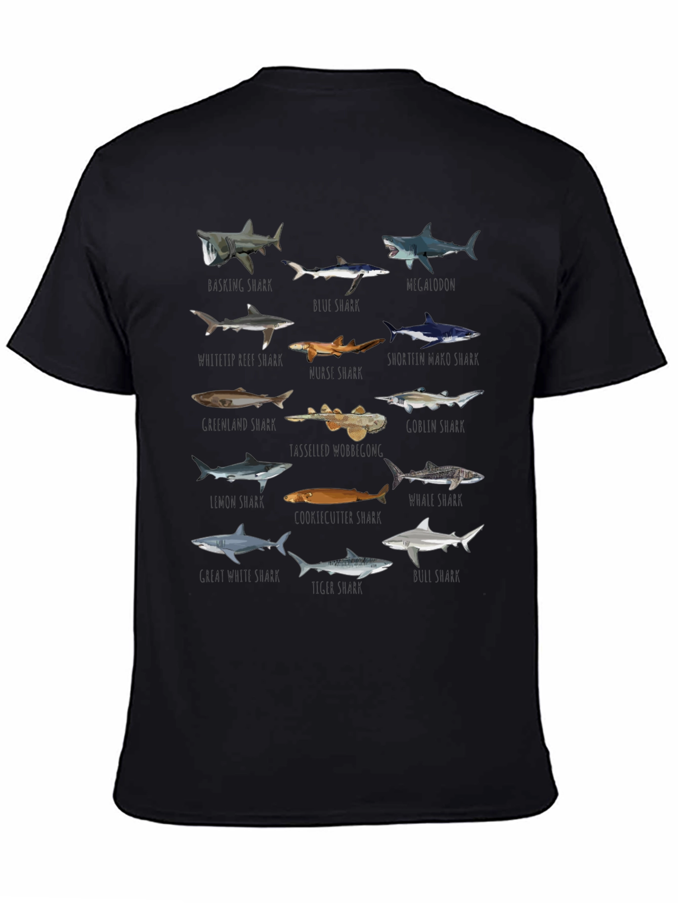 Sharks of the World Graphic Tee