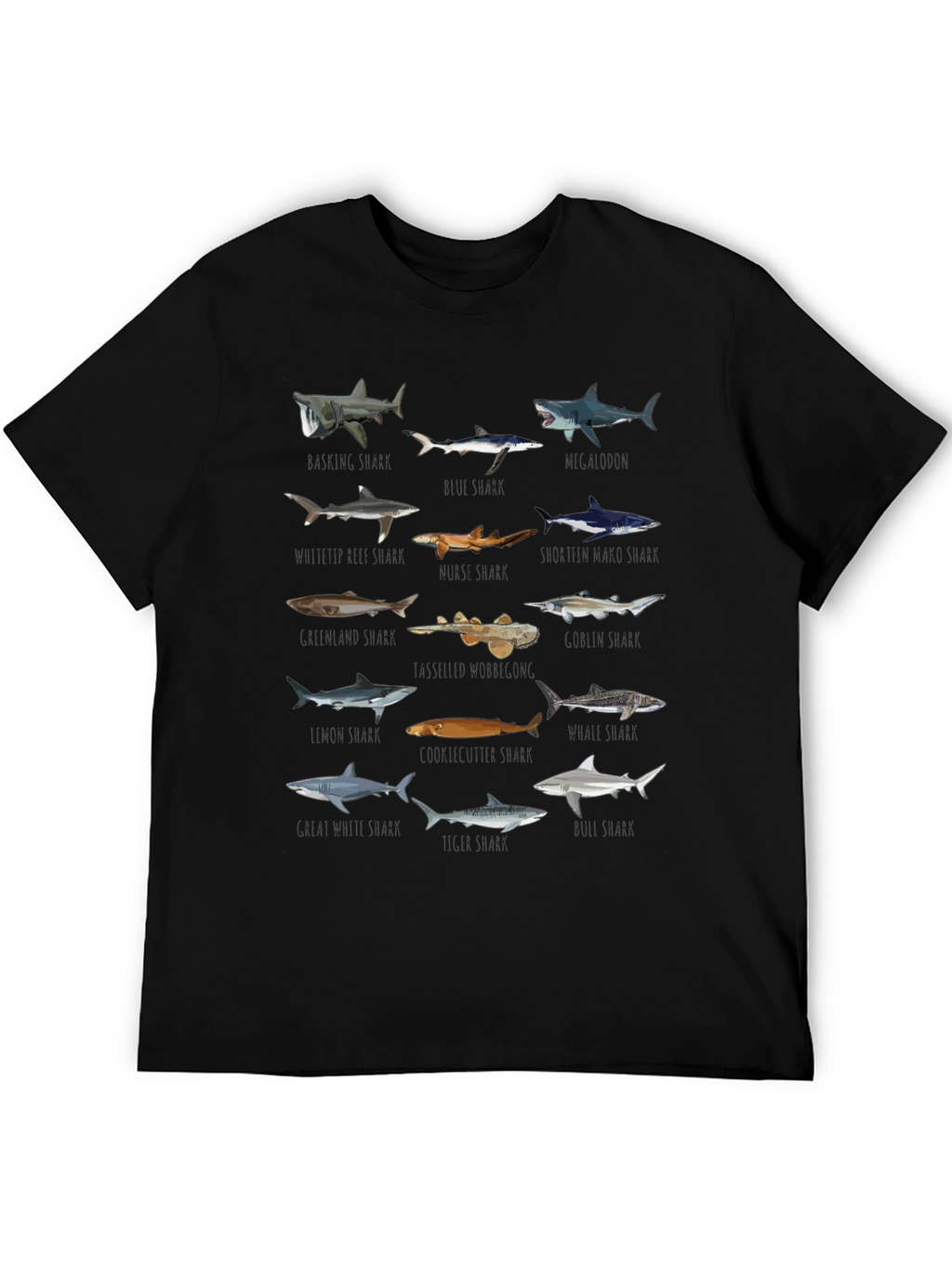 Sharks of the World Graphic Tee