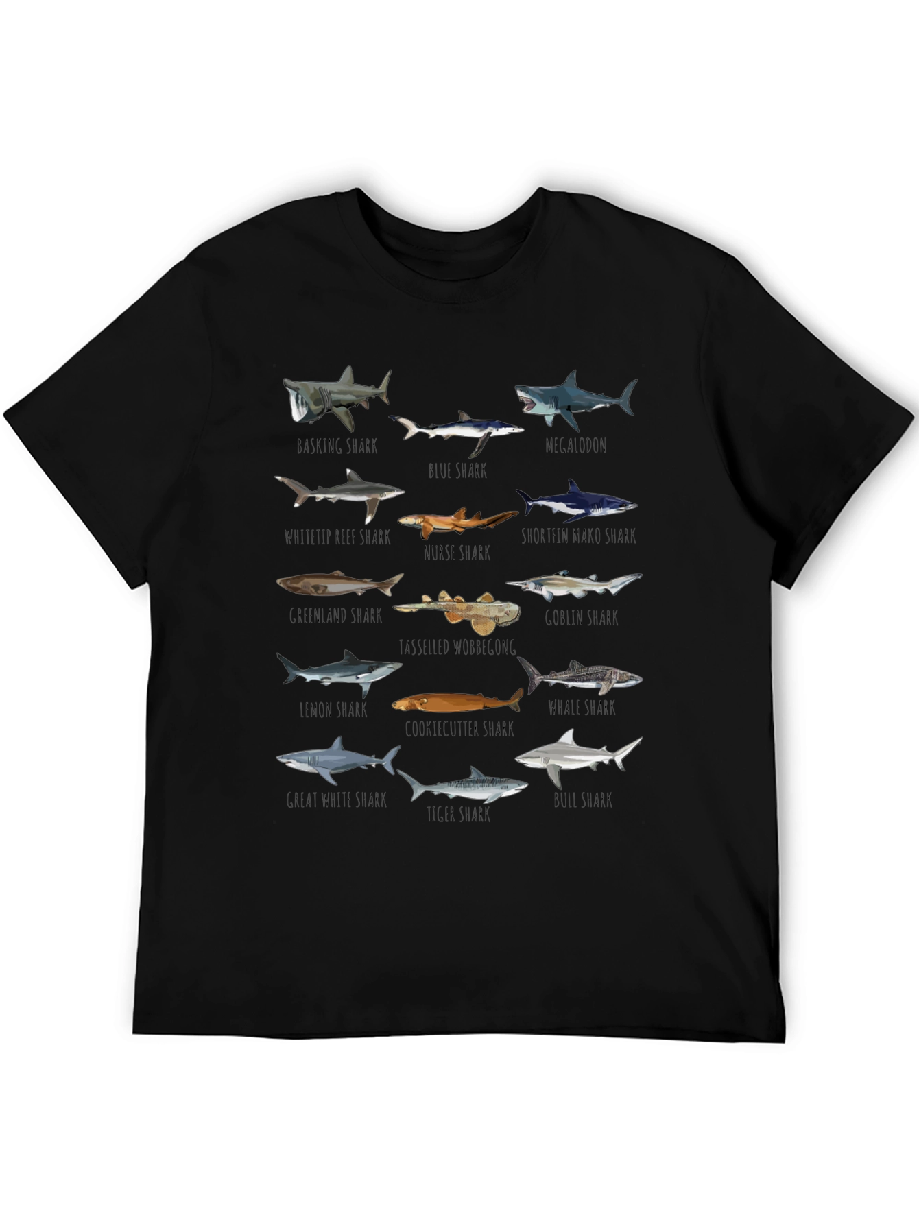 Sharks of the World Graphic Tee
