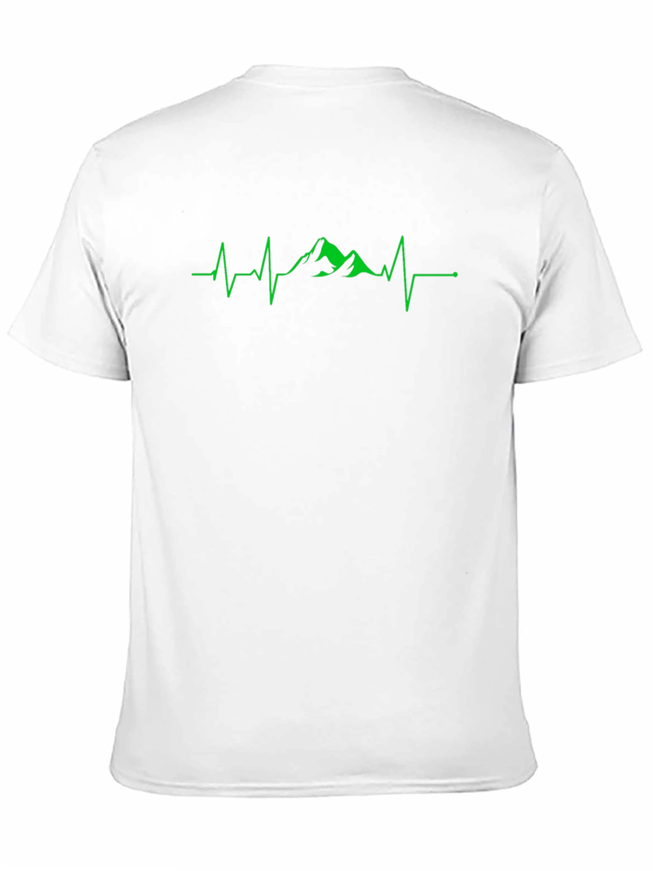 Mountain Heartbeat Graphic T-Shirt - Black