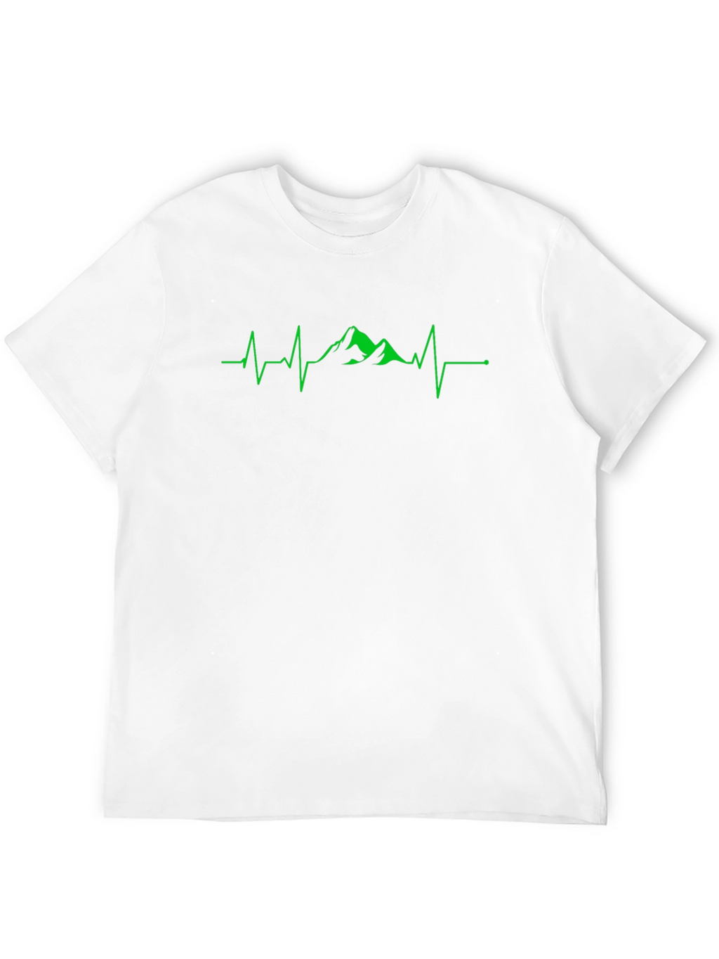 Mountain Heartbeat Graphic T-Shirt - Black