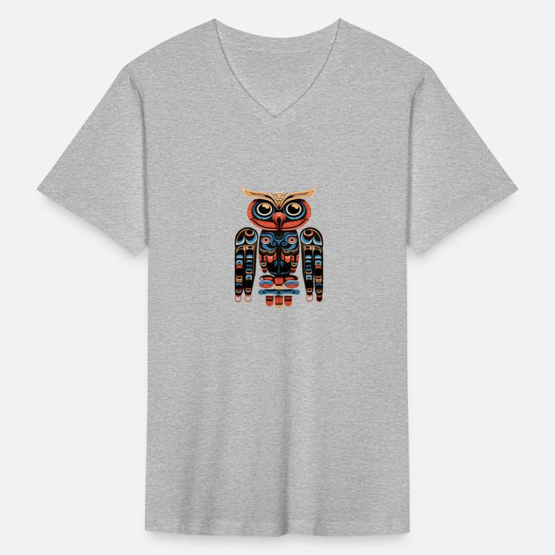Owl Haida Totem Bird Art Native American