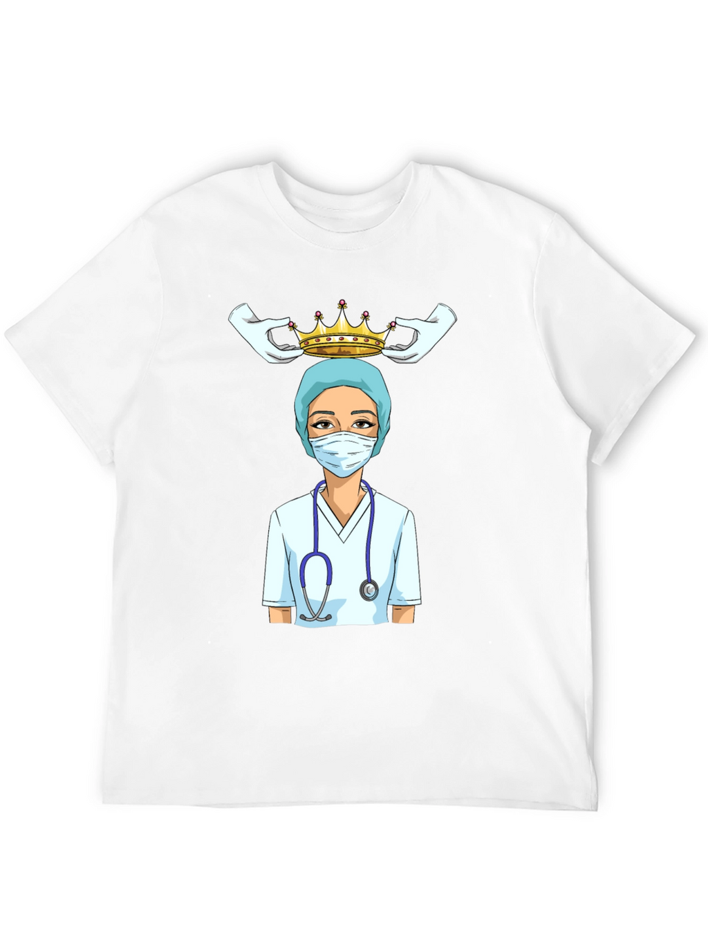 Nurse Queen T-Shirt - Healthcare Hero Tee