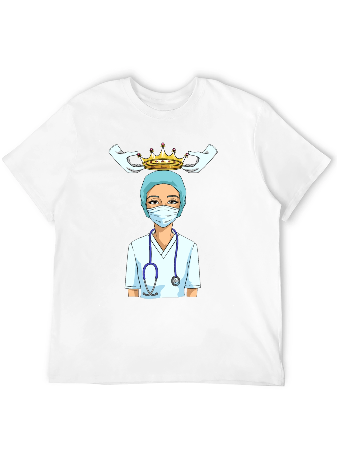 Nurse Queen T-Shirt - Healthcare Hero Tee
