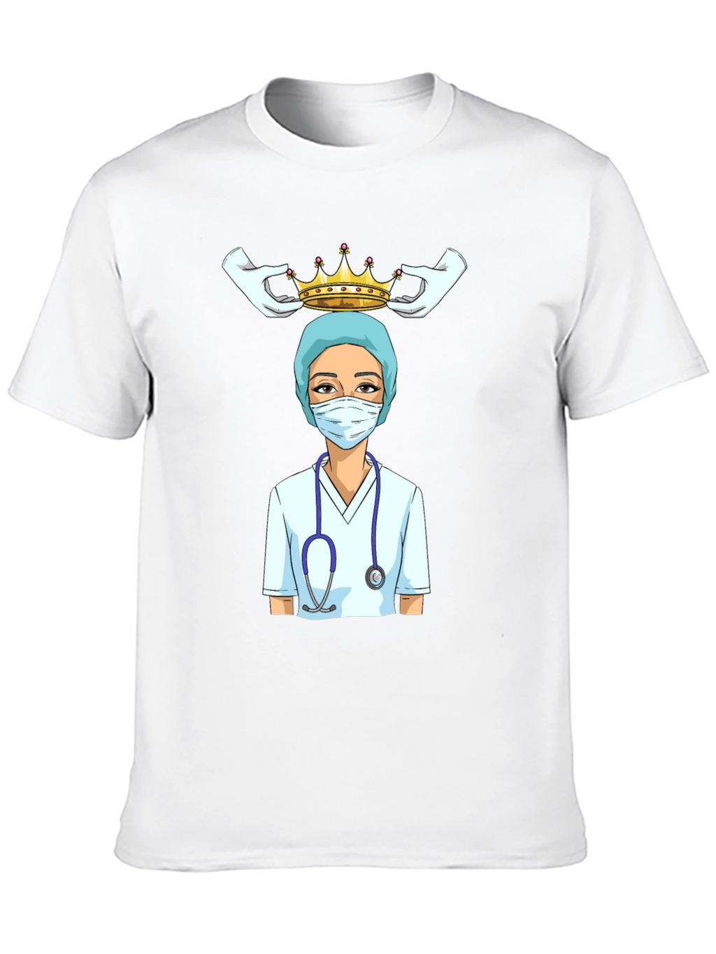 Nurse Queen T-Shirt - Healthcare Hero Tee