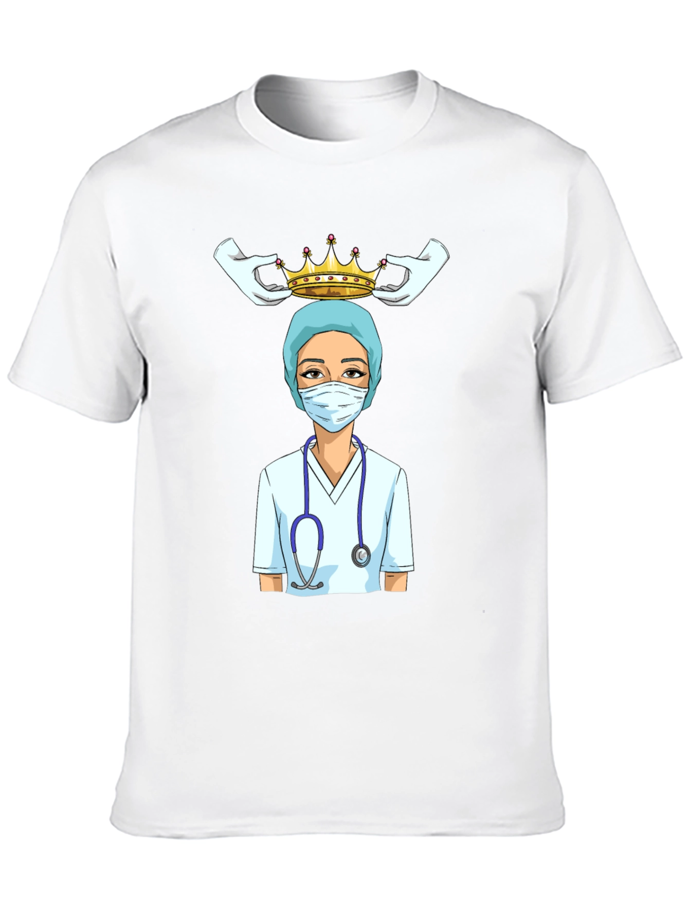 Nurse Queen T-Shirt - Healthcare Hero Tee