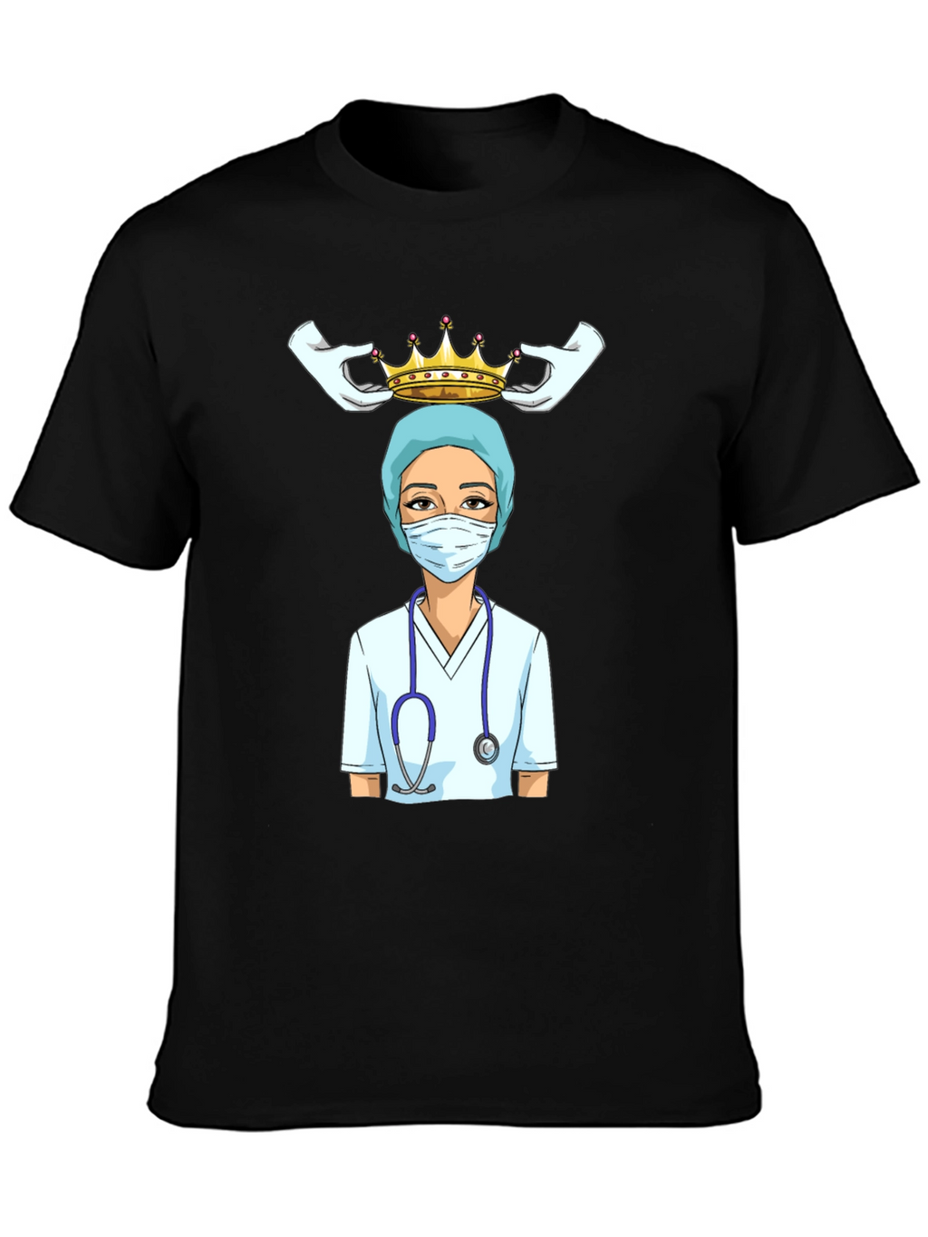 Nurse Queen T-Shirt - Healthcare Hero Tee