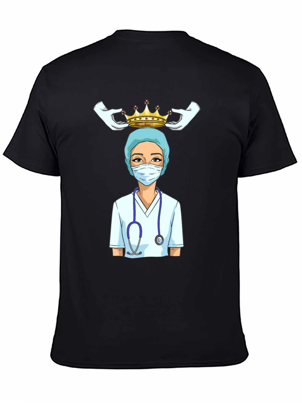 Nurse Queen T-Shirt - Healthcare Hero Tee