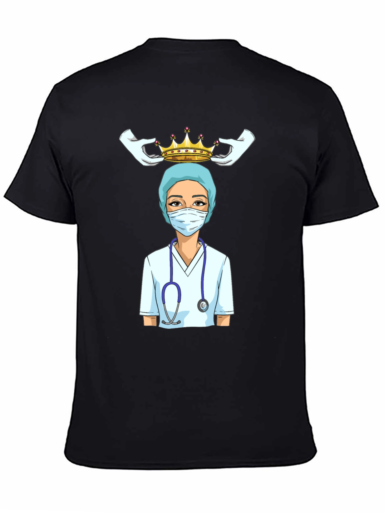 Nurse Queen T-Shirt - Healthcare Hero Tee