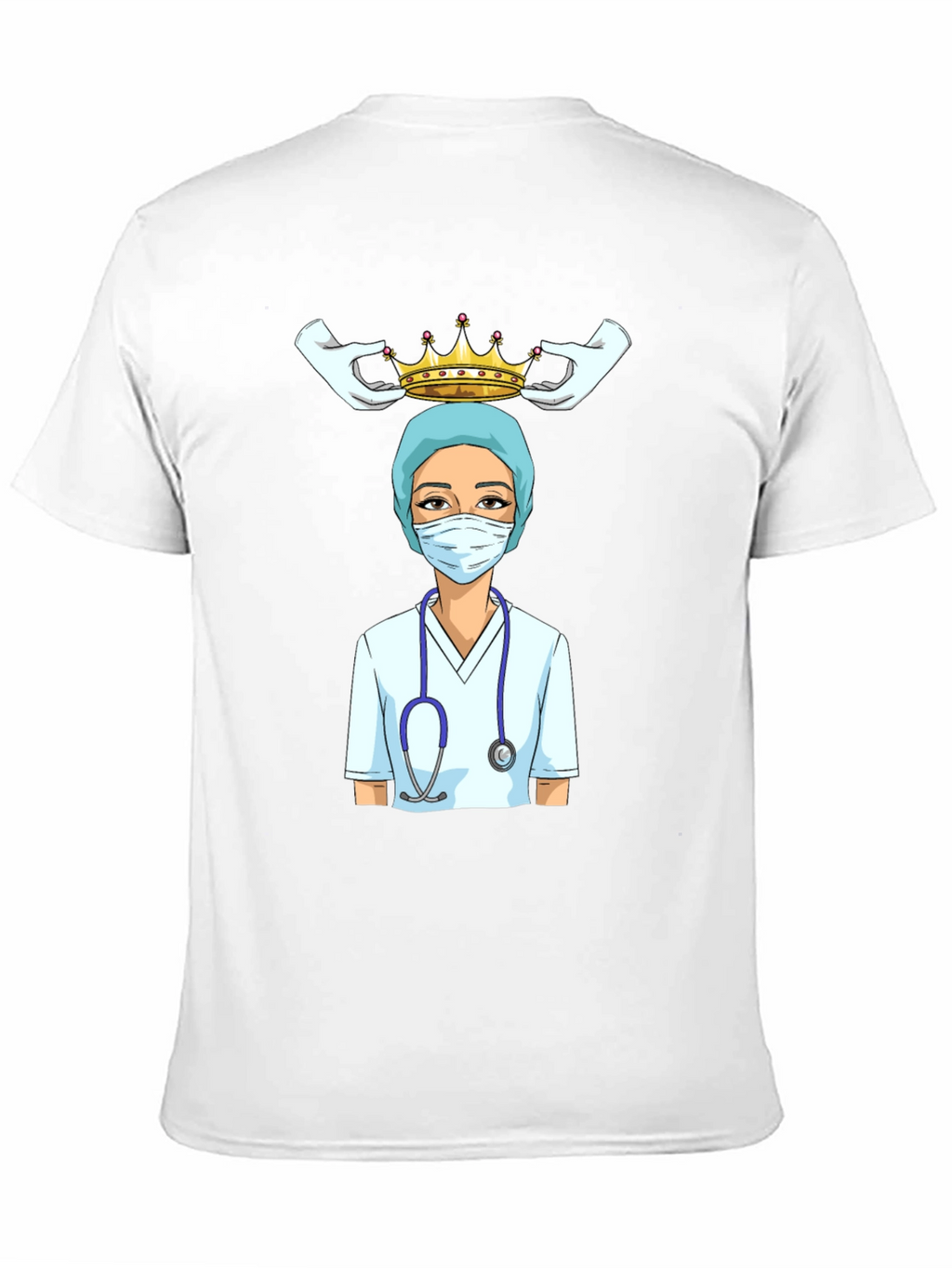 Nurse Queen T-Shirt - Healthcare Hero Tee