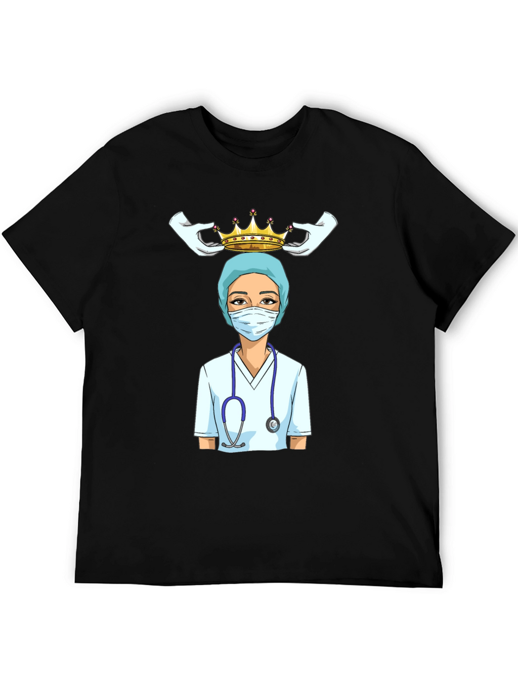 Nurse Queen T-Shirt - Healthcare Hero Tee