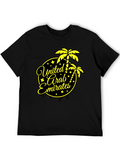 United Arab Emirates Palm Tree Graphic T-Shirt