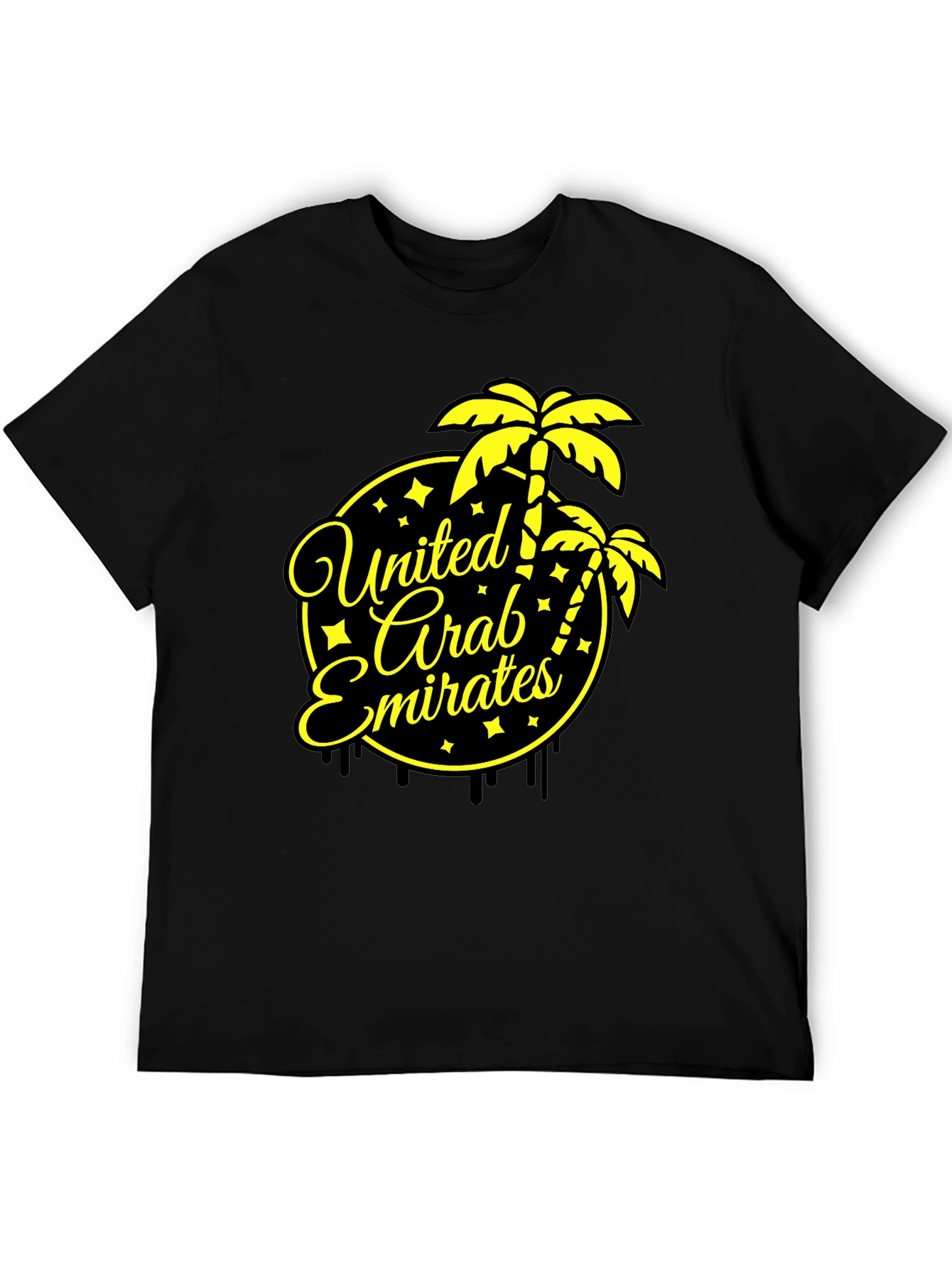 United Arab Emirates Palm Tree Graphic T-Shirt