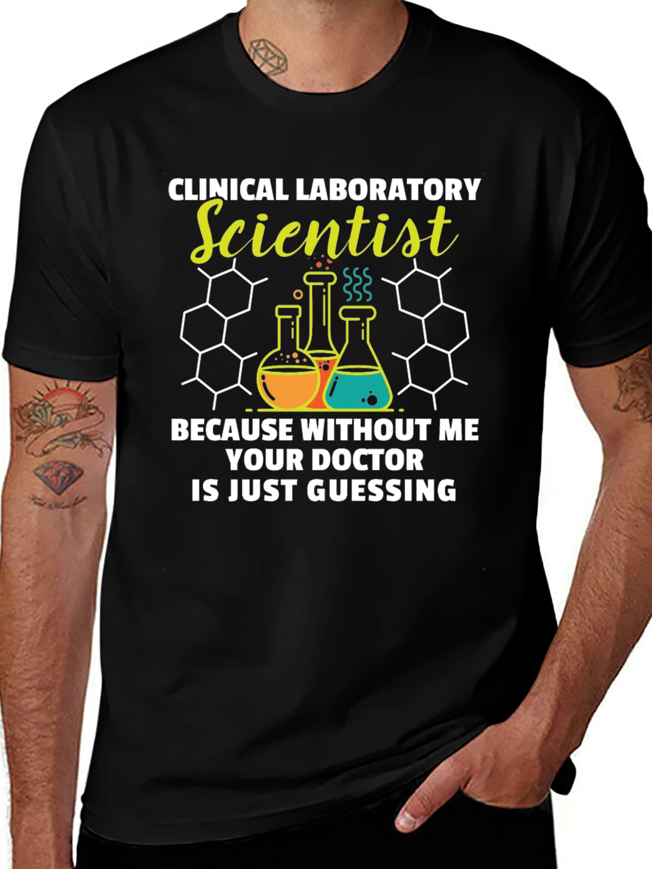 Clinical Lab Scientist T-Shirt - Doctor Guessing Funny Tee