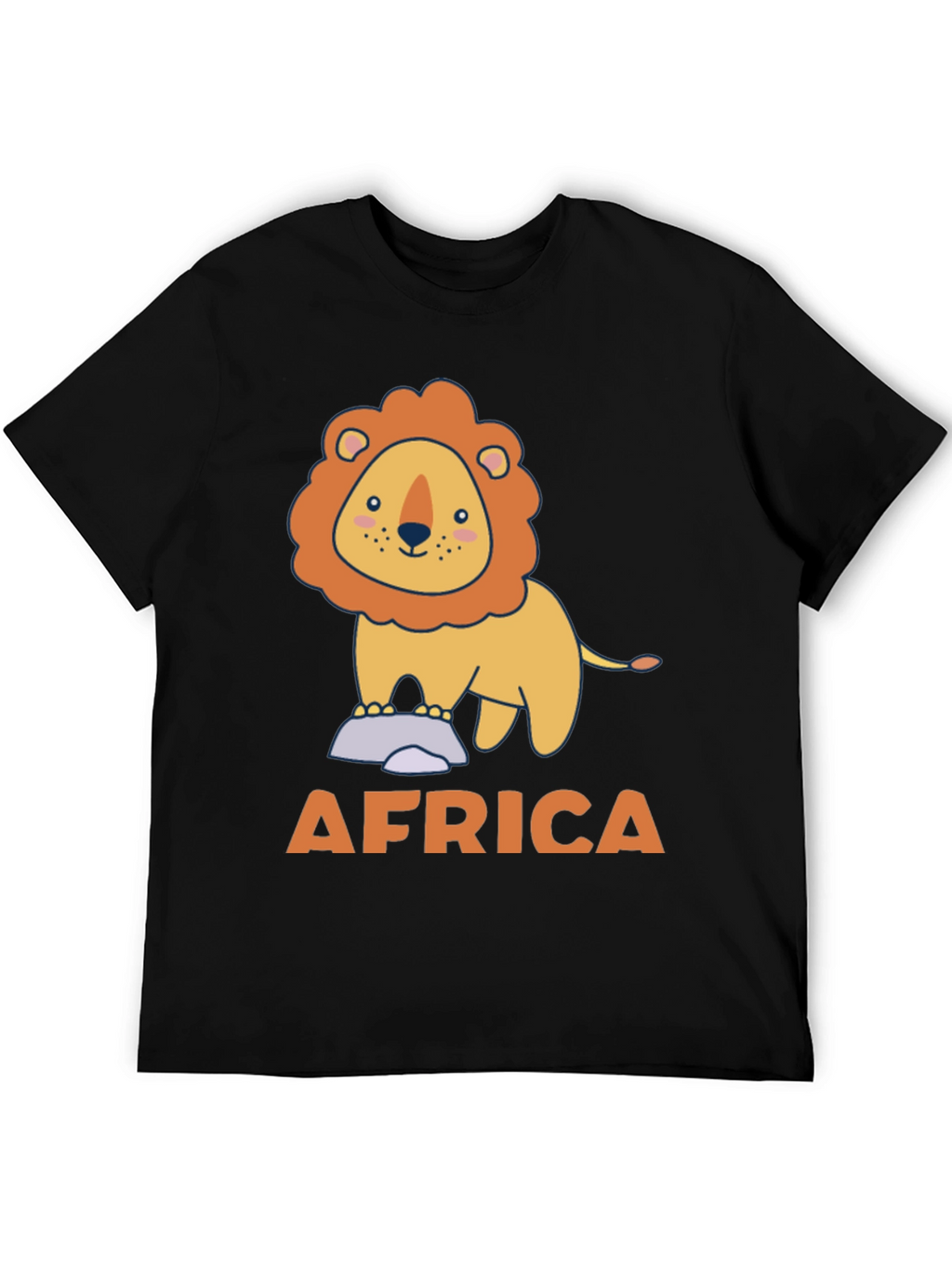 Africa Lion Graphic Tee - Soft Cotton Comfort