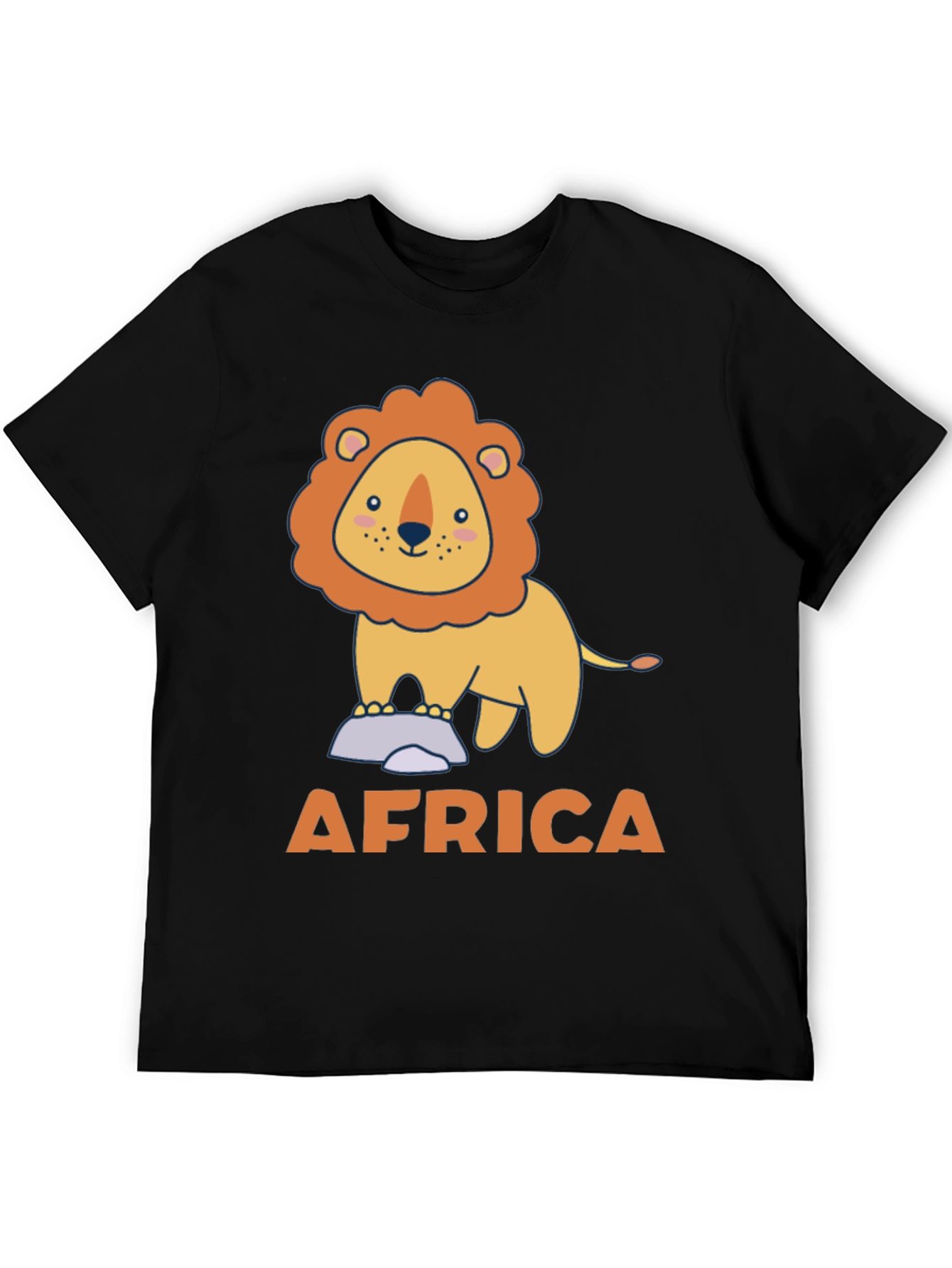 Africa Lion Graphic Tee - Soft Cotton Comfort