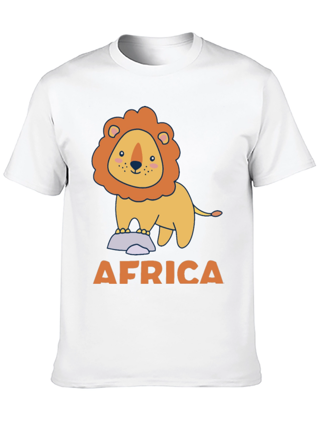 Africa Lion Graphic Tee - Soft Cotton Comfort