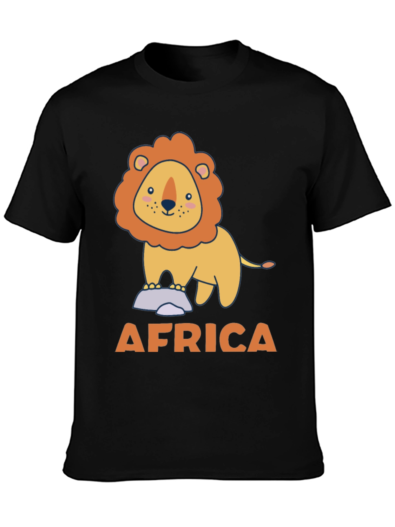 Africa Lion Graphic Tee - Soft Cotton Comfort