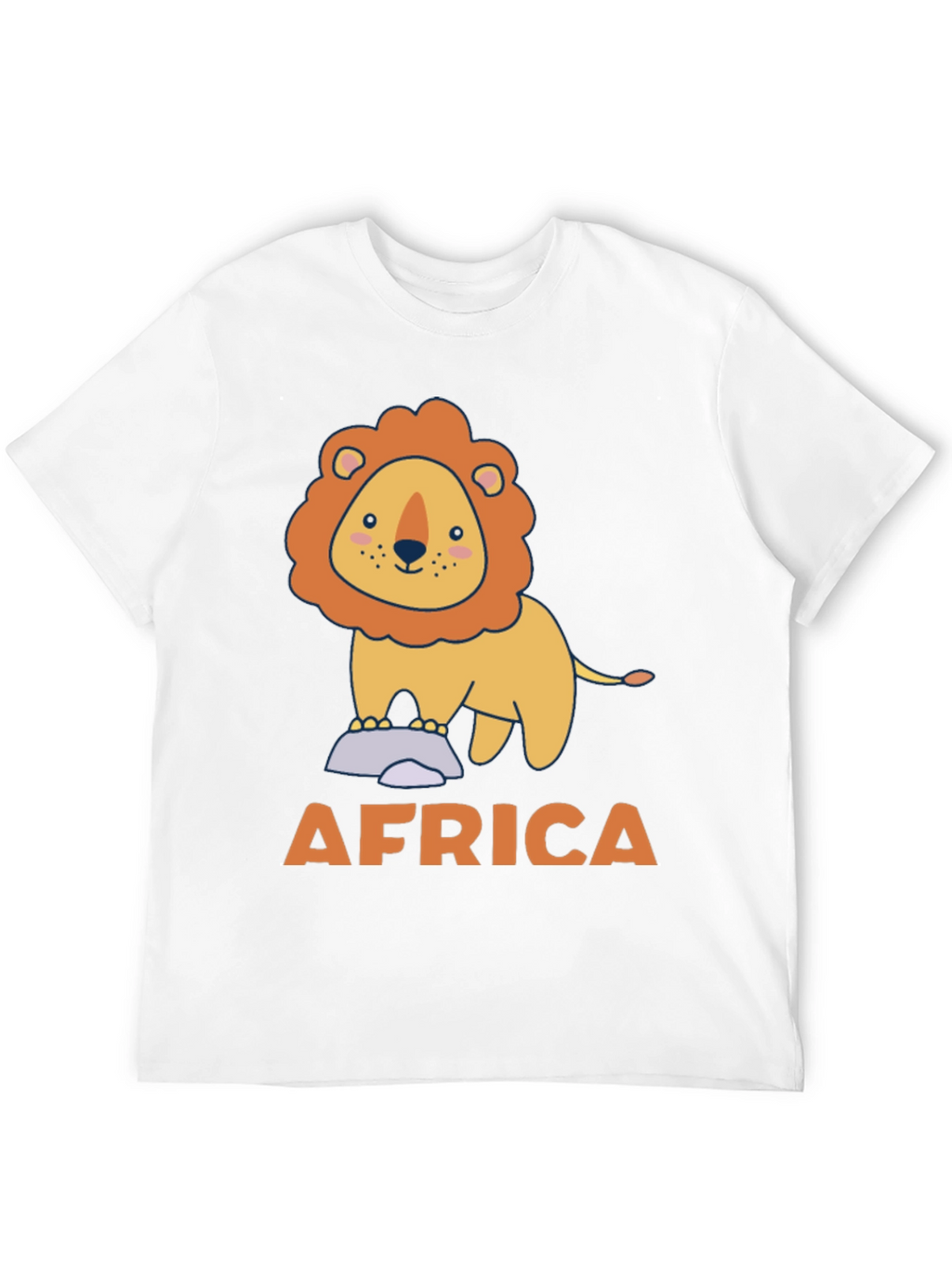 Africa Lion Graphic Tee - Soft Cotton Comfort