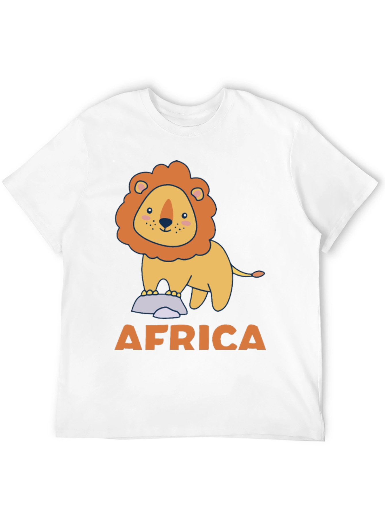 Africa Lion Graphic Tee - Soft Cotton Comfort