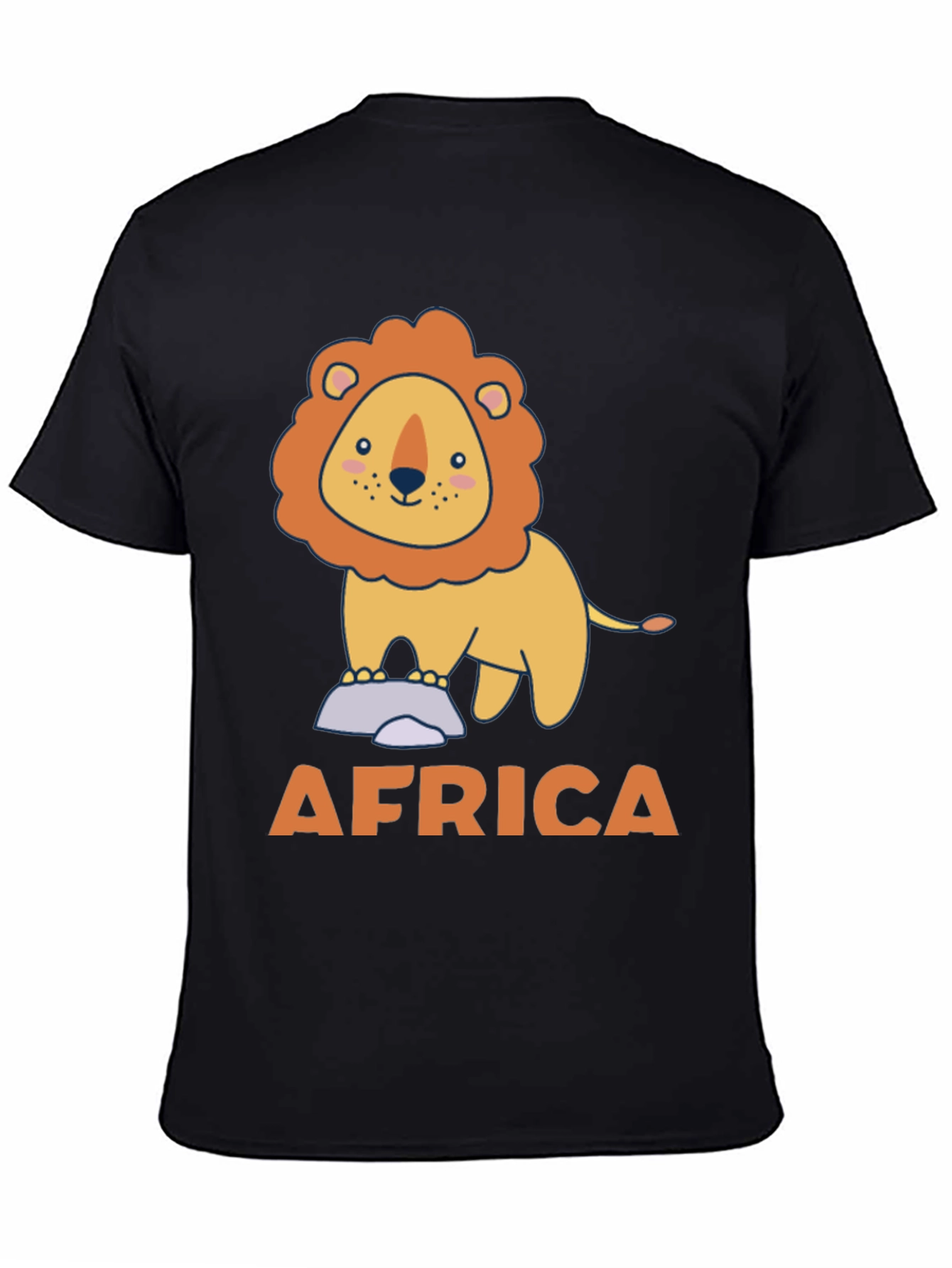 Africa Lion Graphic Tee - Soft Cotton Comfort