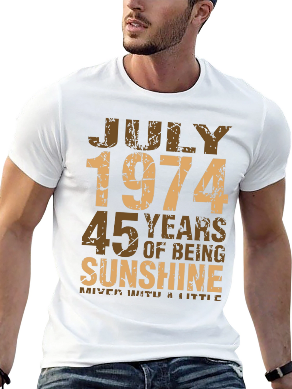 July 1974 45 Years of Sunshine T-Shirt
