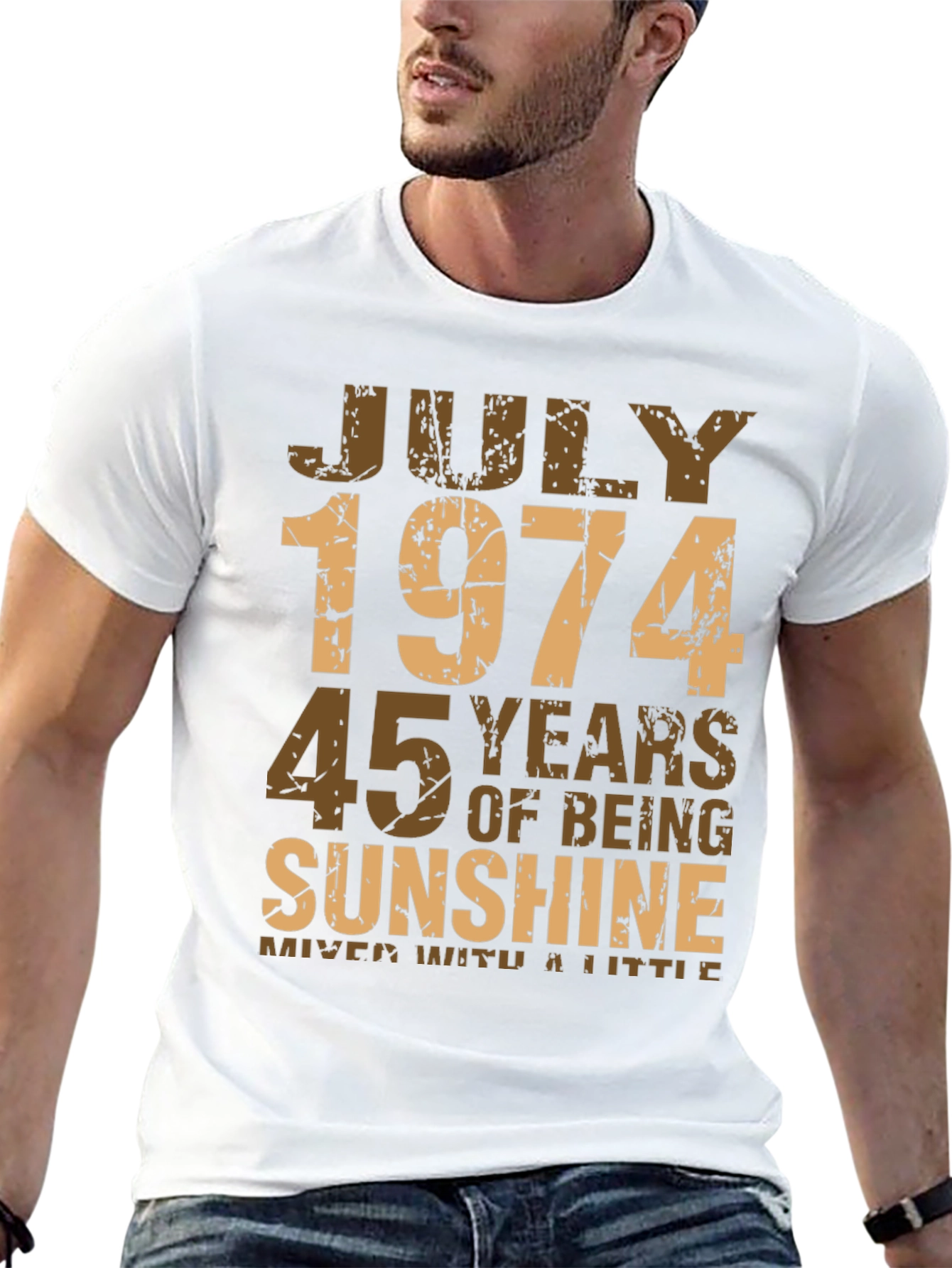 July 1974 45 Years of Sunshine T-Shirt