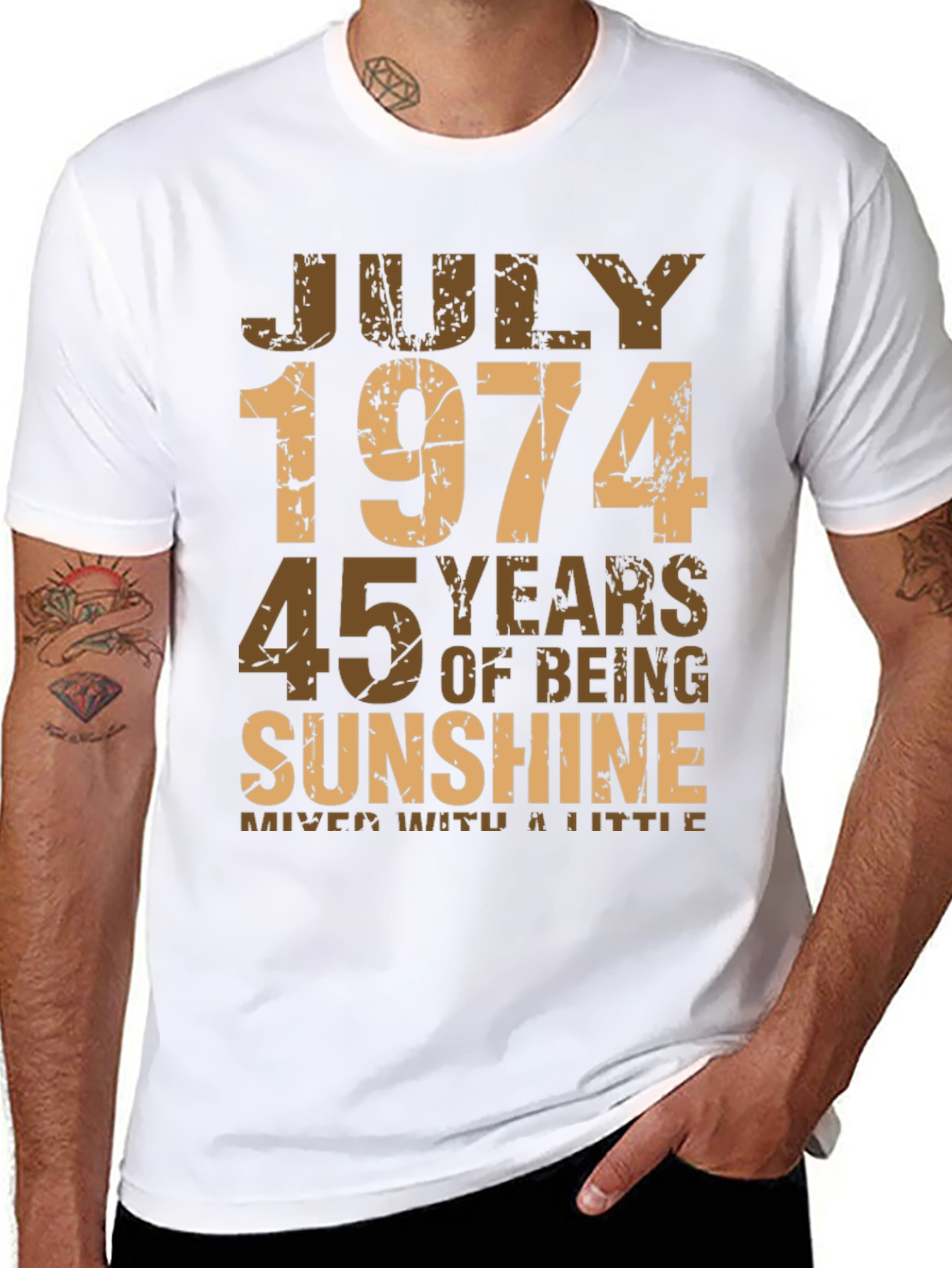 July 1974 45 Years of Sunshine T-Shirt