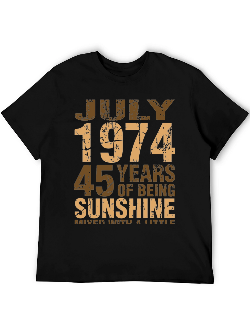 July 1974 45 Years of Sunshine T-Shirt